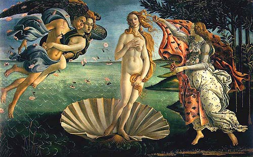 Birth of Venus by Sadro Botticelli