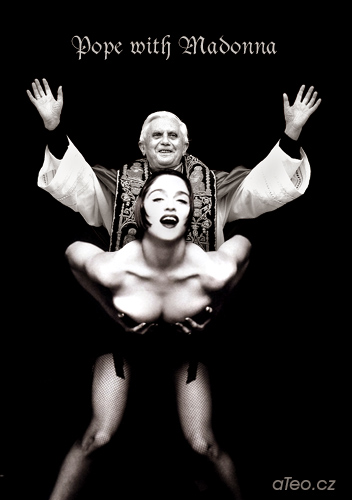 Papež s Madonnou